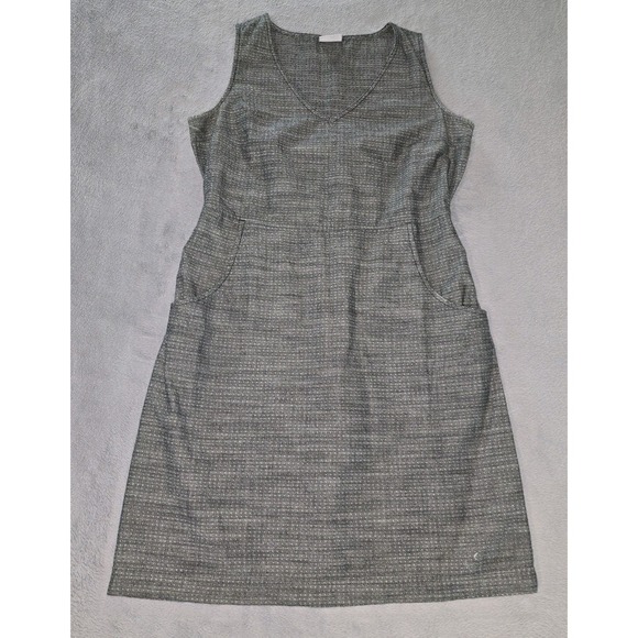 Columbia Medium Women's Gray Summer Chill Casual Shift Dress w/ Pockets - Picture 1 of 9